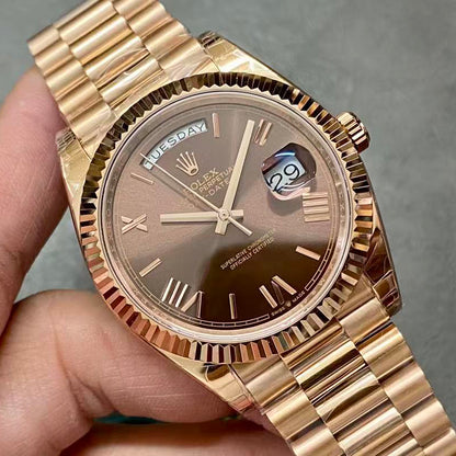 Day-Date-5 Gold Colors with Roman Numeral Dial