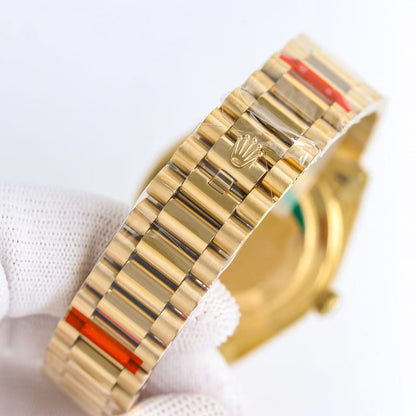 Day-Date-5 Gold Colors with Roman Numeral Dial