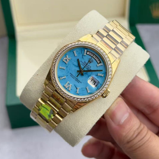 Day-Date-Blue Meteorite Dial in 4 Styles