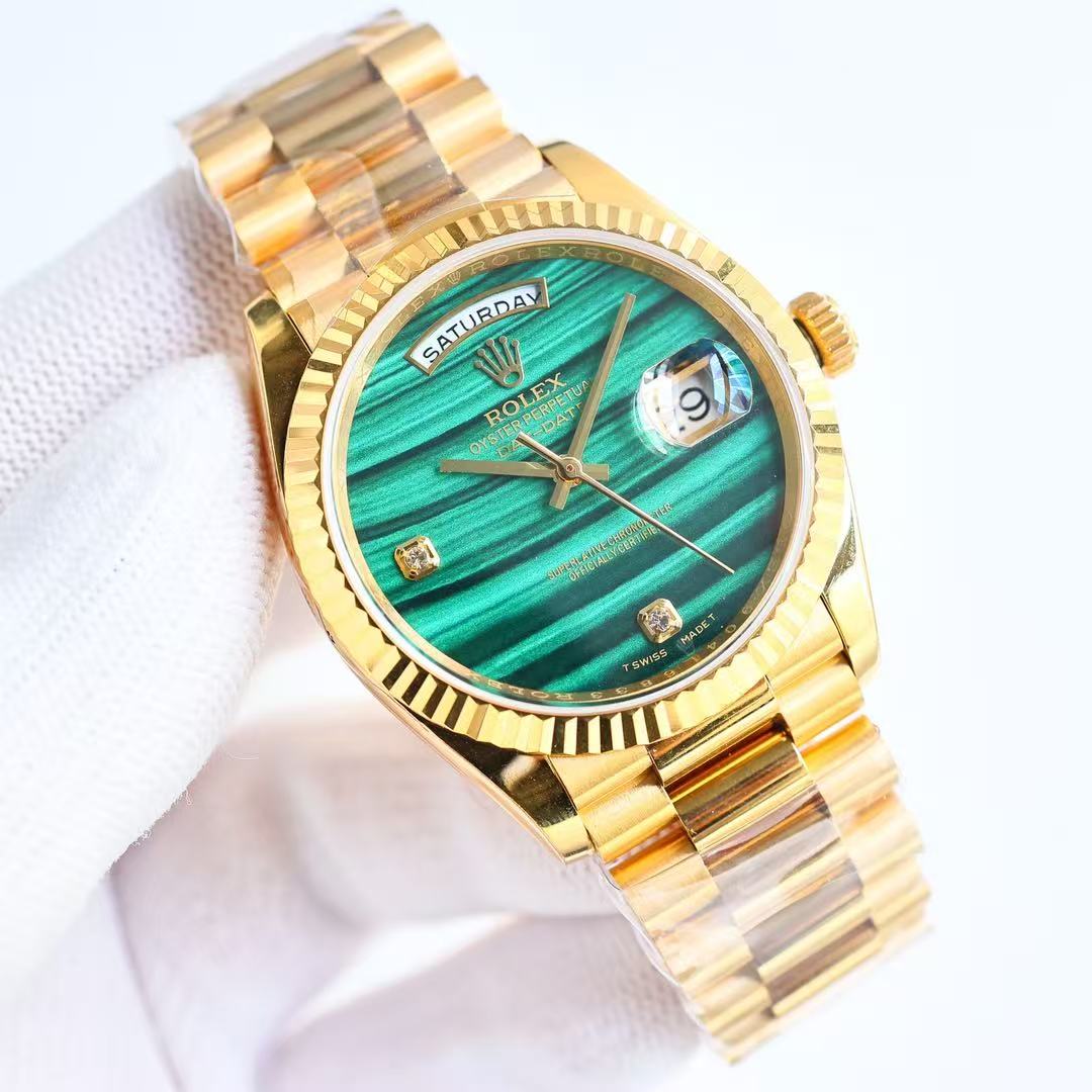 Day-Date-Pure Color Dial Plate in 3 Colors