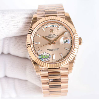 Day-Date-Rosegold in 3 Colors