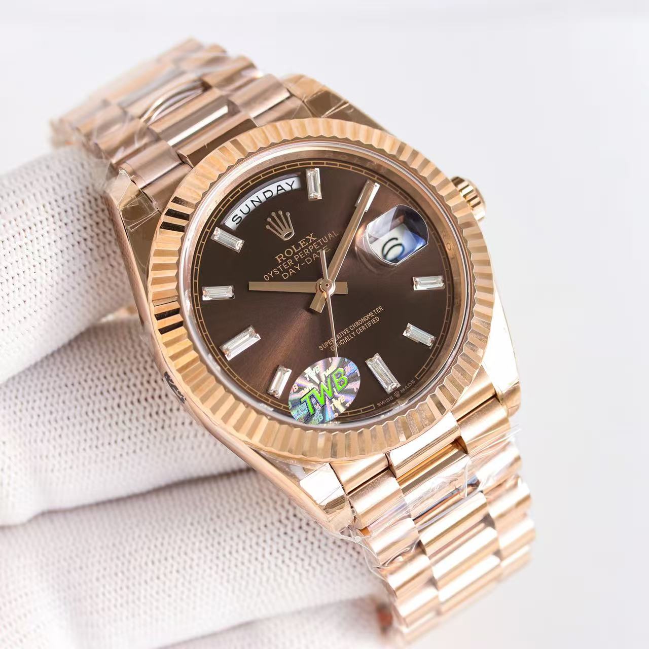 Day-Date-Rosegold in 3 Colors