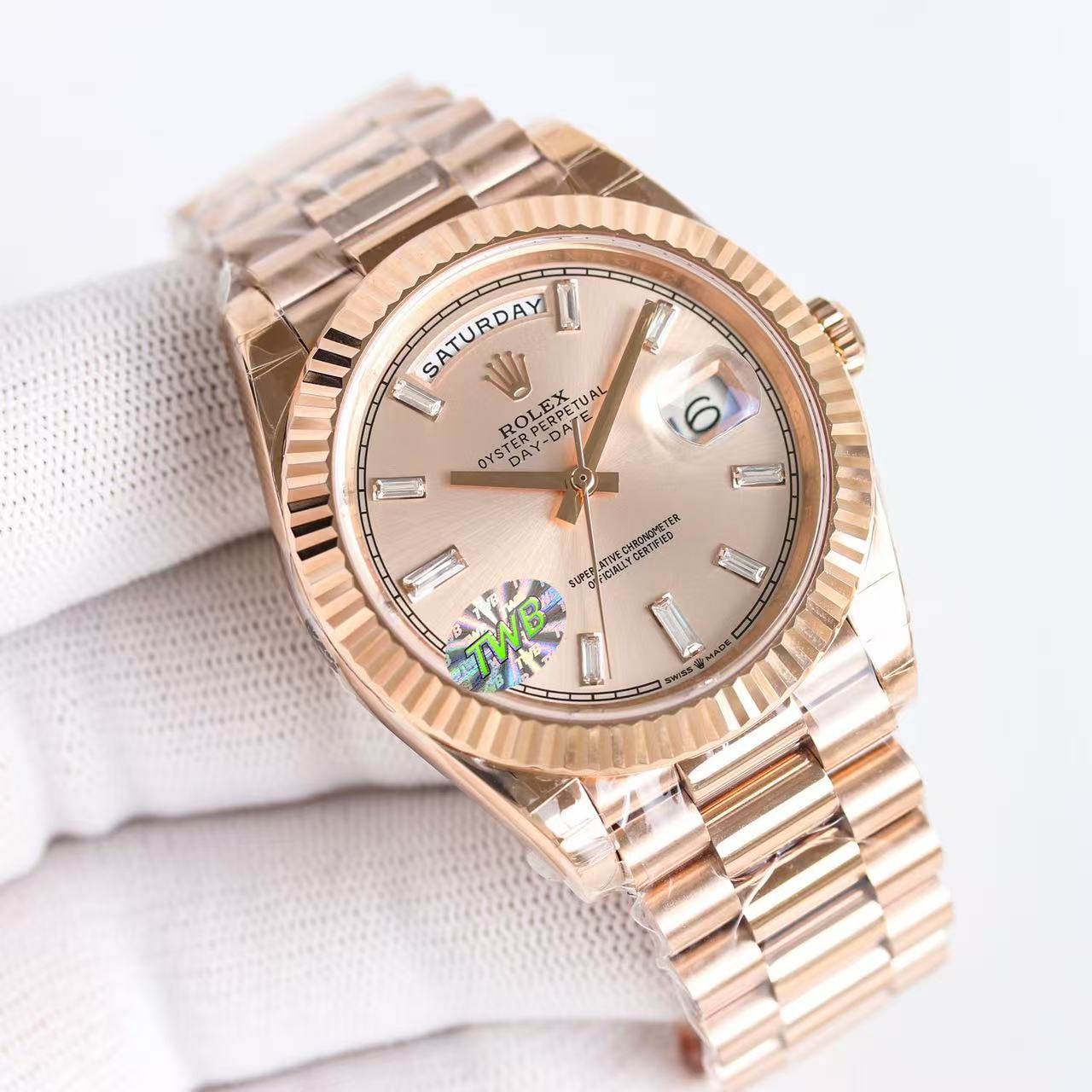 Day-Date-Rosegold in 3 Colors