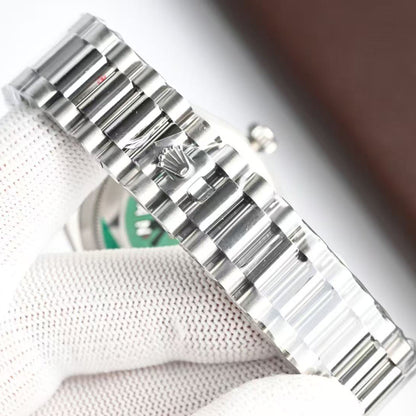 Day-Date with Diamond Numeral Dial & Bezel in 4 Colors