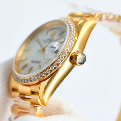 Day-Date with Diamond on Bezel in 6 Colors