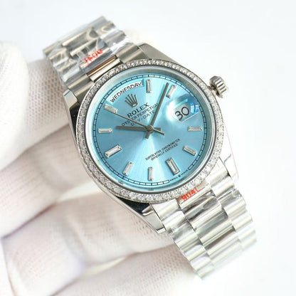 Day-Date with Diamond on Bezel in 7 Colors