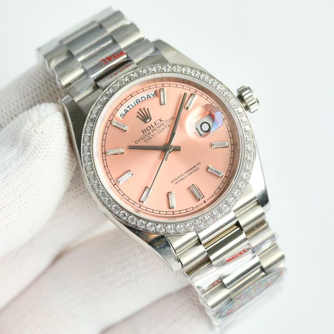 Day-Date with Diamond on Bezel in 7 Colors