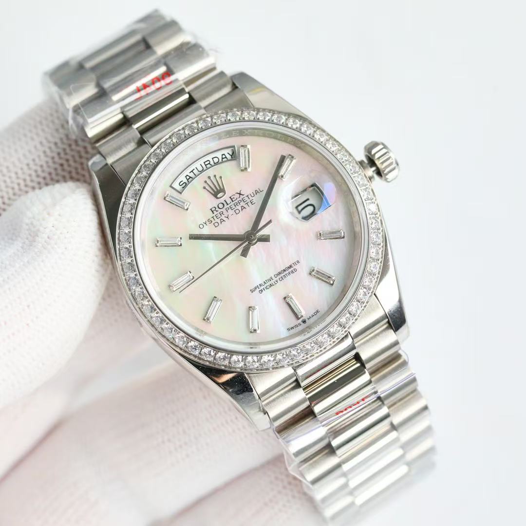 Day-Date with Diamond on Bezel in 7 Colors