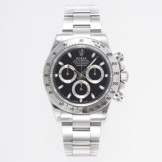 Daytona-Black With Silver Bezel in 2 Styles