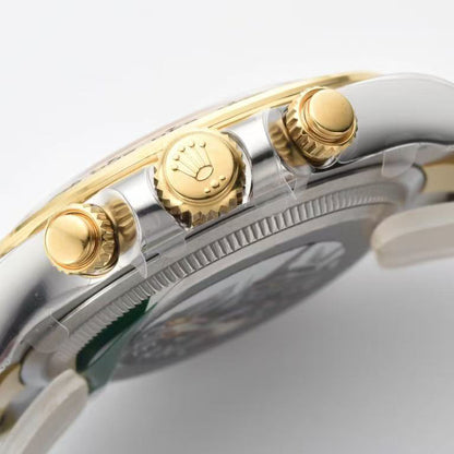 Daytona-Black &  Gold with 2 Tones Strap in 3 Styles