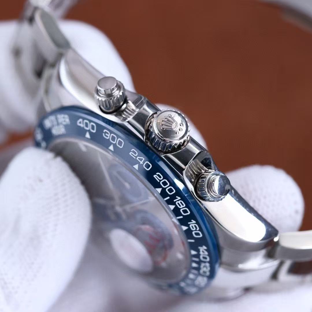 Daytona-Blue Bezel with Grey