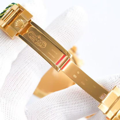 Daytona-Rainbow Bezel in 4 Gold Styles