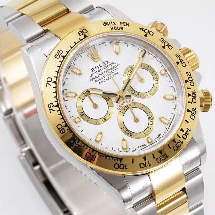 Daytona-King Gold with 2 Tones Strap