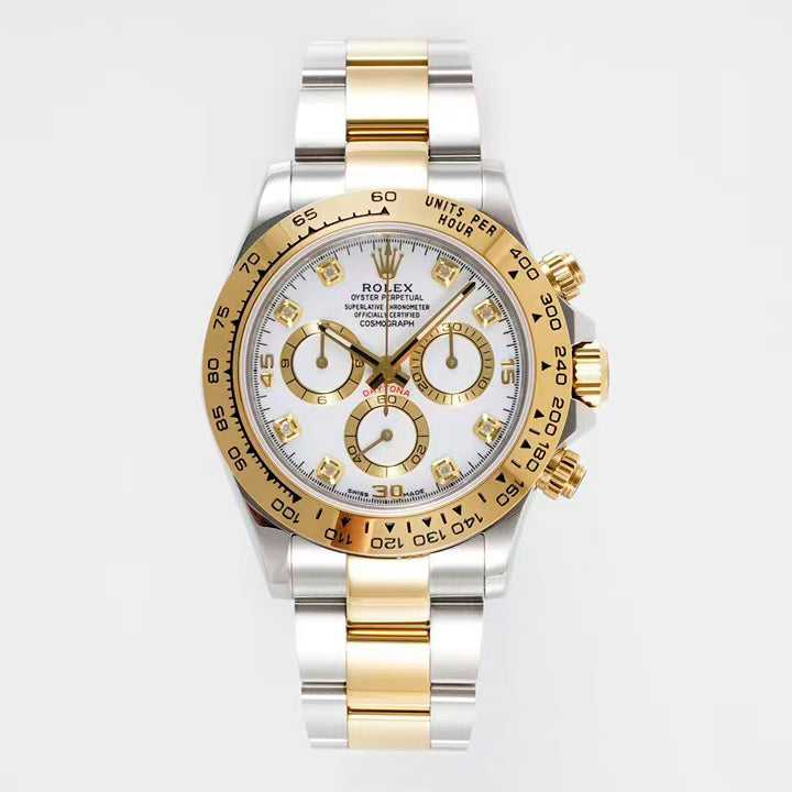 Daytona-King Gold with 2 Tones Strap