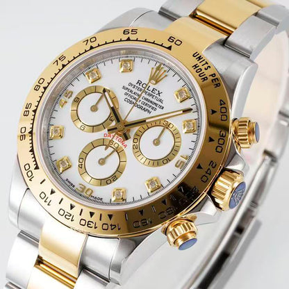 Daytona-King Gold with 2 Tones Strap