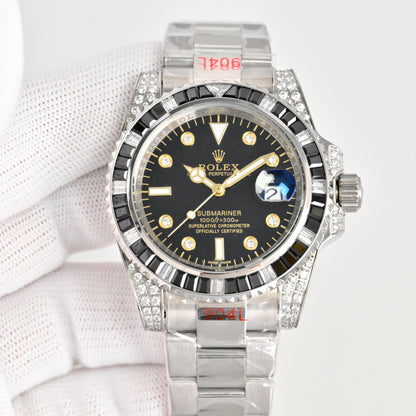 Submariner-Black With Diamond