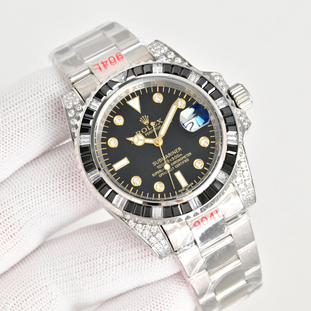 Submariner-Black With Diamond