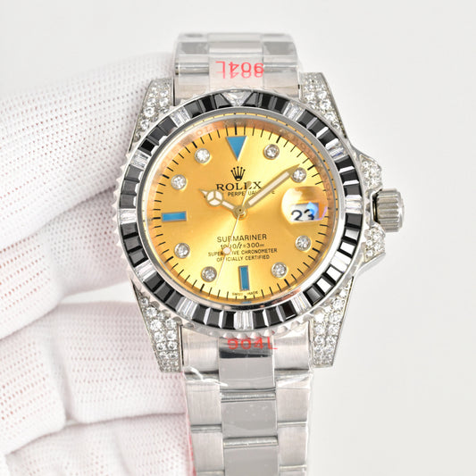 Submariner-Black With Diamond