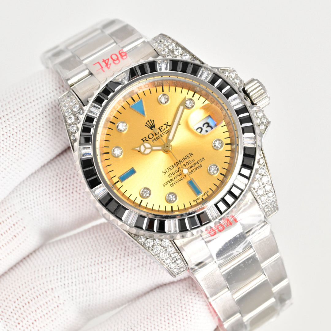 Submariner-Black With Diamond